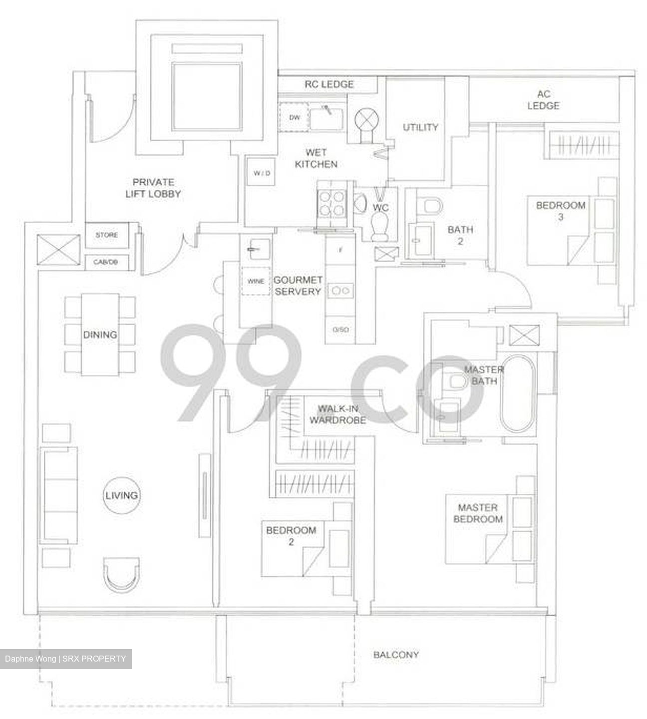 Marina One Residences (D1), Apartment #350034961
